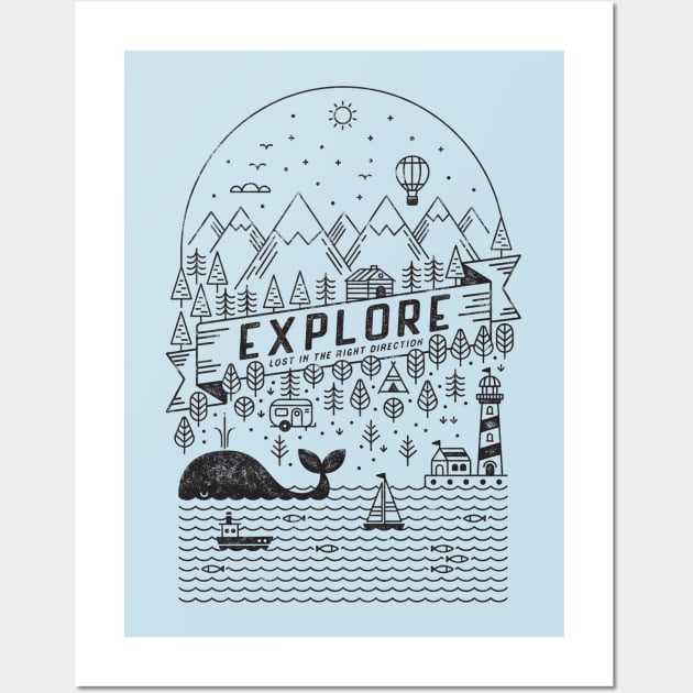 EXPLORE Wall Art by vincentcousteau